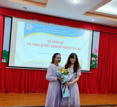 Chúc mừng Tân Phó Trưởng Khoa Du Lịch - Thạc sĩ Nguyễn Thị Thúy Ngân